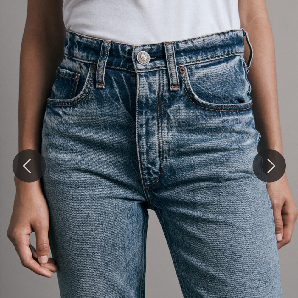 rag & bone High-Rise Ankle Cigarette  Jean size 27